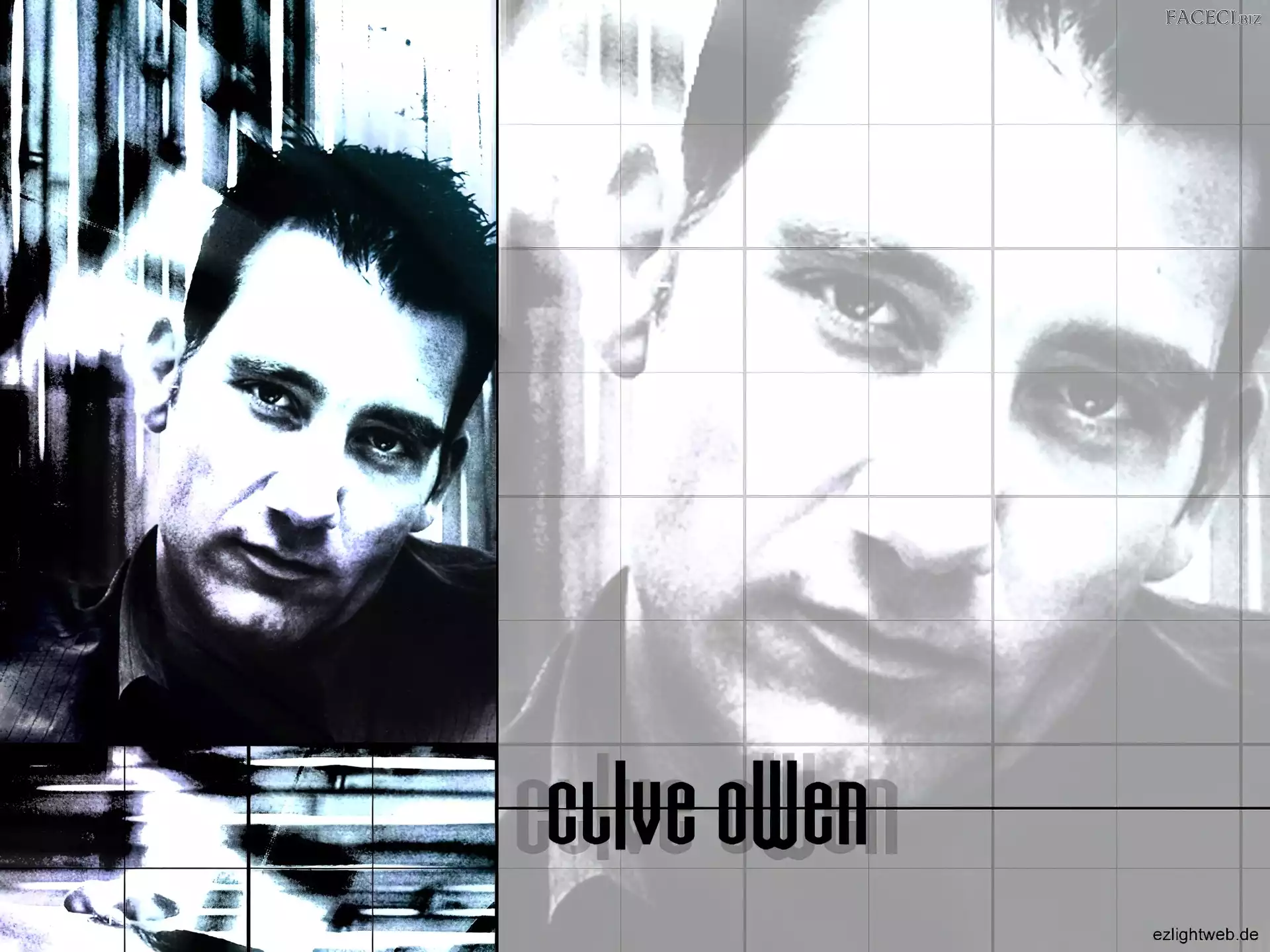 czarne oczy, Clive Owen, ciemne włosy